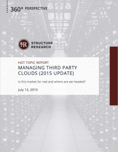 Managing Third Party Clouds: 2015 Update